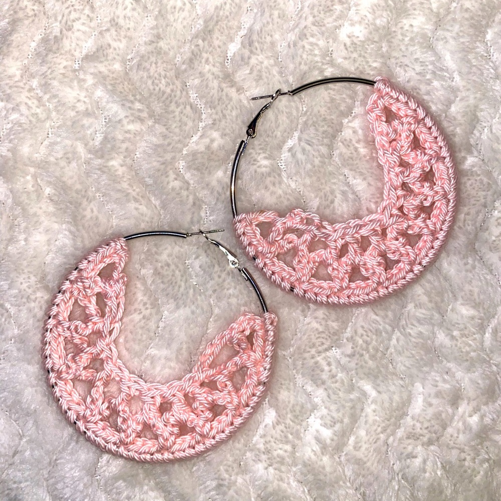 Handmade by me Crochet Earrings